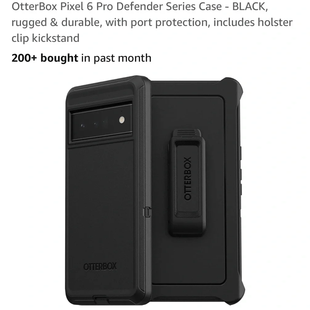 OtterBox Defender Series Black Case